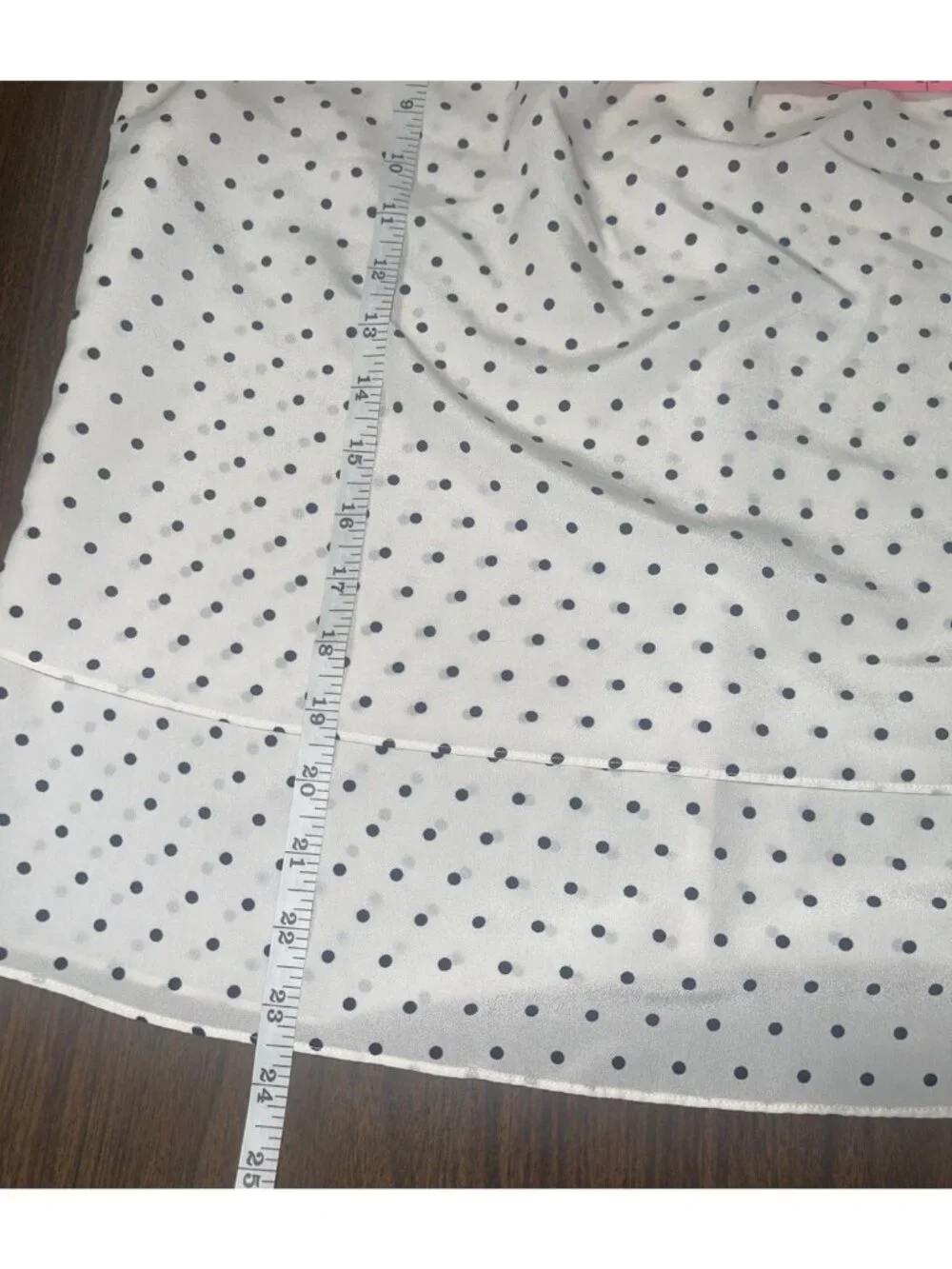 J CREW Women's Size 4 Tiered Polka Dot Blouse with Keyhole Back Black and White